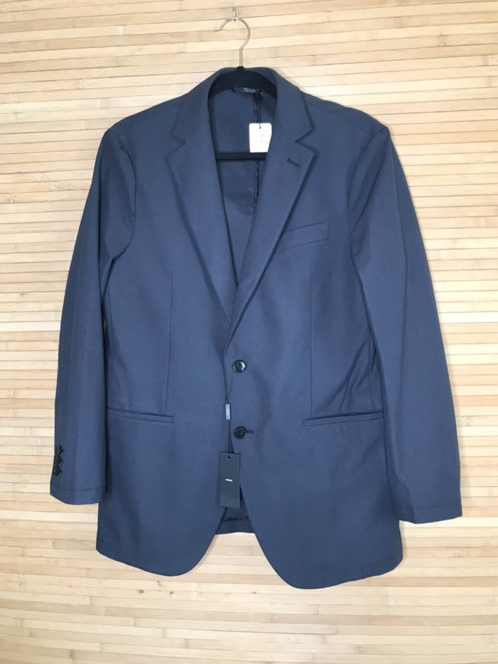 Sene Soho Flex Tech Sport Coat Unstructured Blazer Jacket Charcoal Custom 40 S